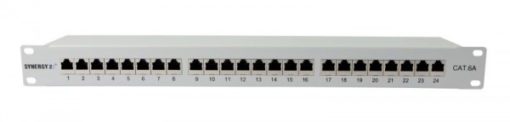 Patch Panel 24xTP, CAT6A, 500Mhz, 19" – Bild 2