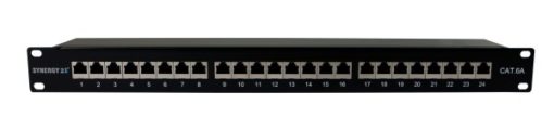 Patch Panel 24xTP, CAT6A, 500Mhz, 19" – Bild 4