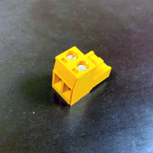 Leiterplattenstecker 2pol. orange