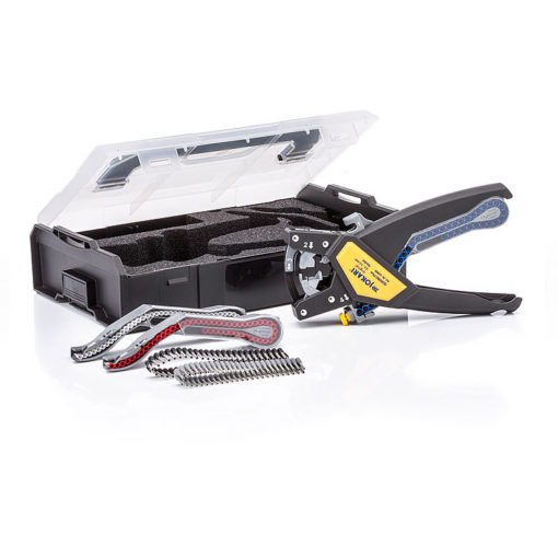 JOKARI Abisolier- und Crimpzange QUADRO Plus (inkl. Ratsche) Koffer-Set