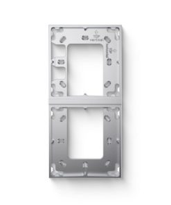 Montagerahmen 2-fach Silber