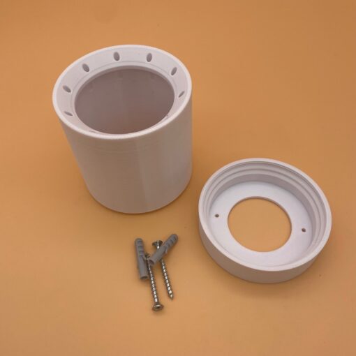 Aufbauadapter Loxone-Einbauspots (Einbau Umbau zu Aufbau) Höhe: 106mm (auch für Dachschrägen) – Bild 3