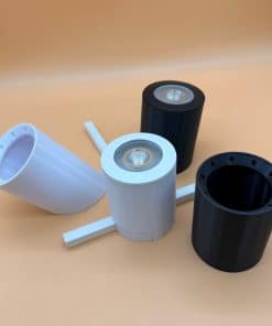 Aufbauadapter Loxone-Einbauspots Höhe: 106mm (Einbau Umbau zu Aufbau, auch für Dachschrägen)