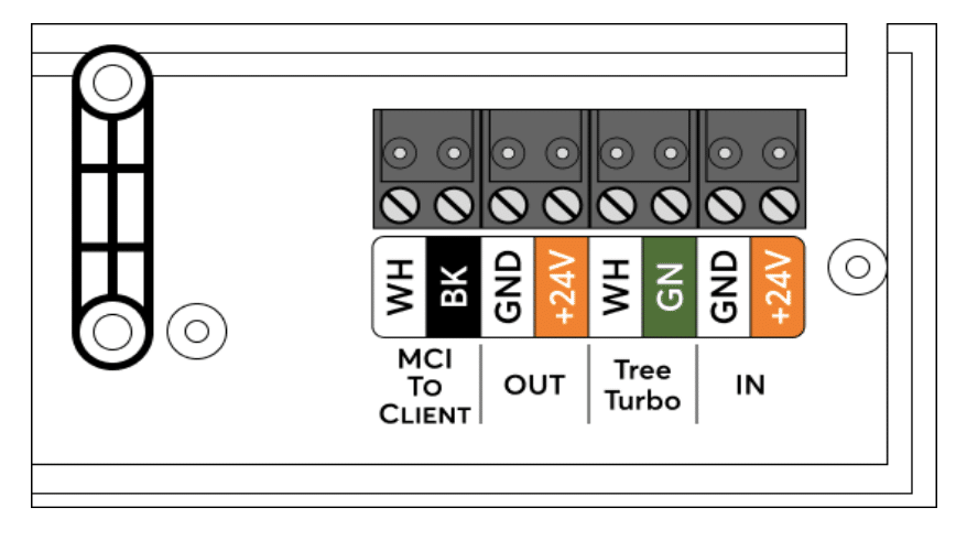 Anschlussplan Loxone Satellite Speaker IP64 Master Weiß