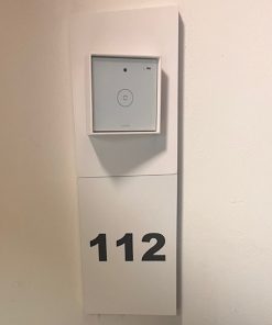 Adapter für Loxone Intercom bei zu tief vorhandener Anschlussleitung mit Schrägadapter