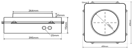 Loxone Beton­einbaugehäuse für 10" Install Speaker – Bild 5