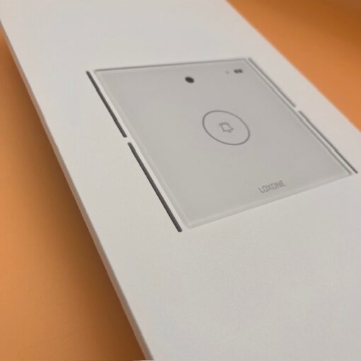 Aluminium Loxone Intercom/NFC Adapter gerade für das alte Intercom Unterputzgehäuse – Bild 3