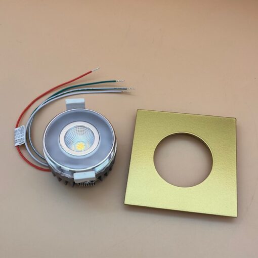 Aluminium Frontblende eckig für Loxone Spots (in RAL Wunschfarbe) – Bild 7