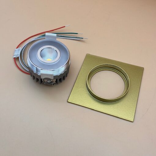 Aluminium Frontblende eckig für Loxone Spots (in RAL Wunschfarbe) – Bild 6
