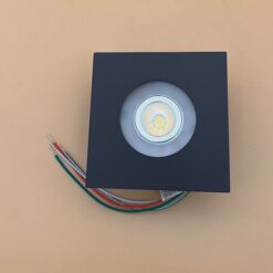 Aluminium Frontblende eckig für Loxone Spots (in RAL Wunschfarbe)