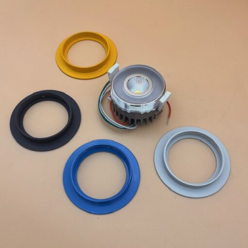 Aluminium Frontblende rund für Loxone Spots (in RAL Wunschfarbe) – Bild 5