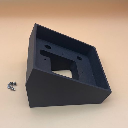 Aluminium Loxone Intercom/NFC Adapter schräg für Direktmontage auf der Wand – Bild 3