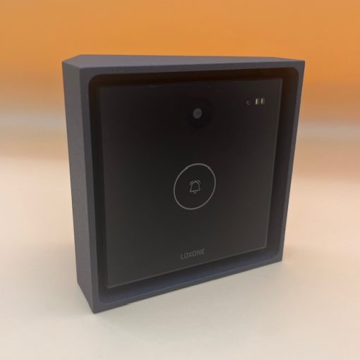 Aluminium Loxone Intercom/NFC Adapter schräg für Direktmontage auf der Wand – Bild 4