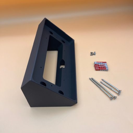 Aluminium Loxone Intercom/NFC Adapter schräg für Direktmontage auf der Wand – Bild 6