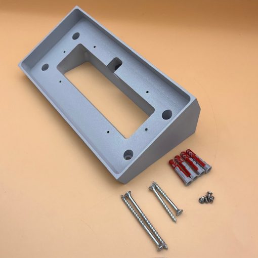 Aluminium Loxone Intercom/NFC Adapter schräg für Direktmontage auf der Wand – Bild 9