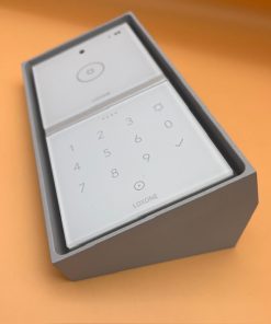 Aluminium Loxone Intercom/NFC Adapter schräg für Direktmontage auf der Wand