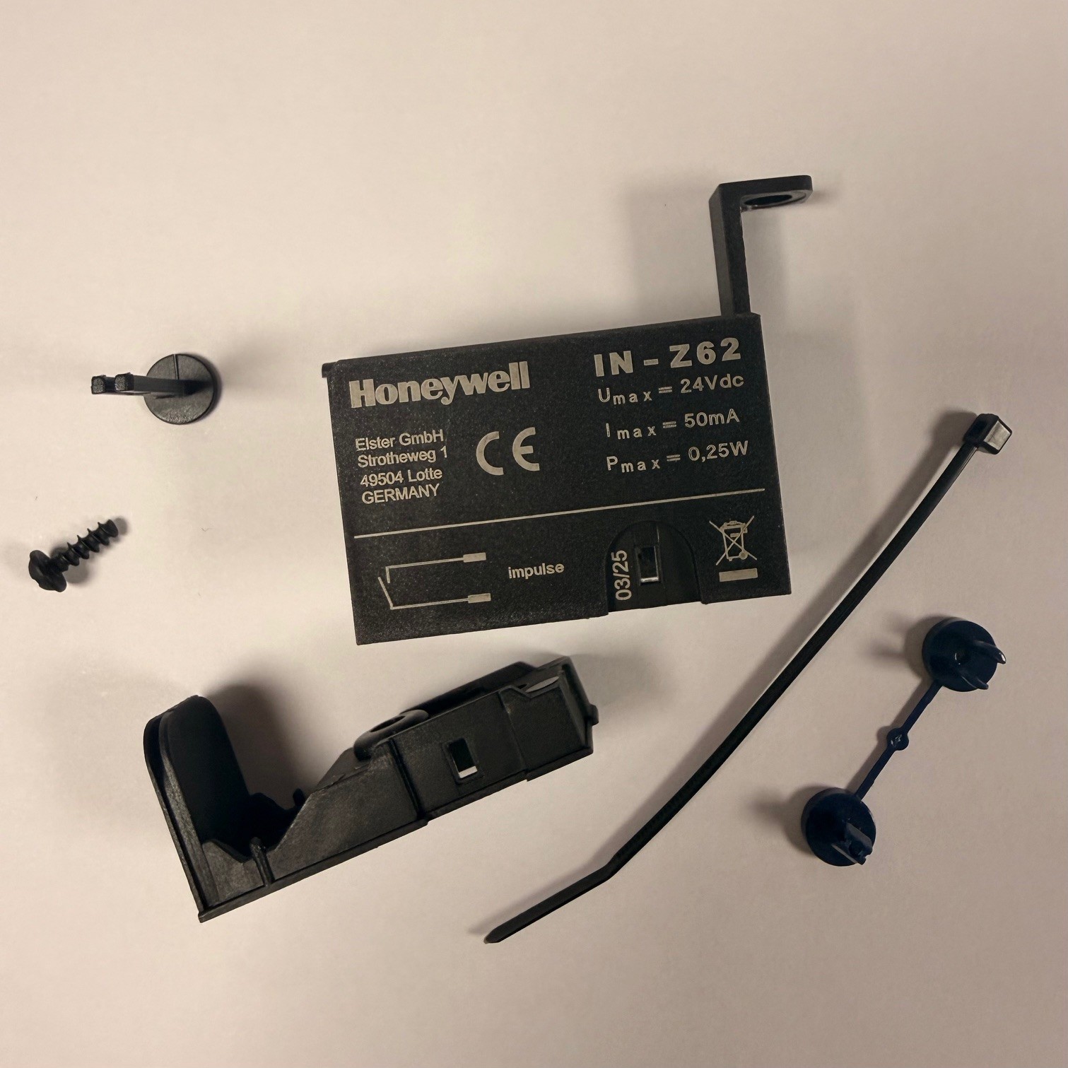 Impulsnehmer Honeywell IN-Z62 für Gaszähler Kromschröder Balgengaszähler BK-G2,5 bis BK-G25