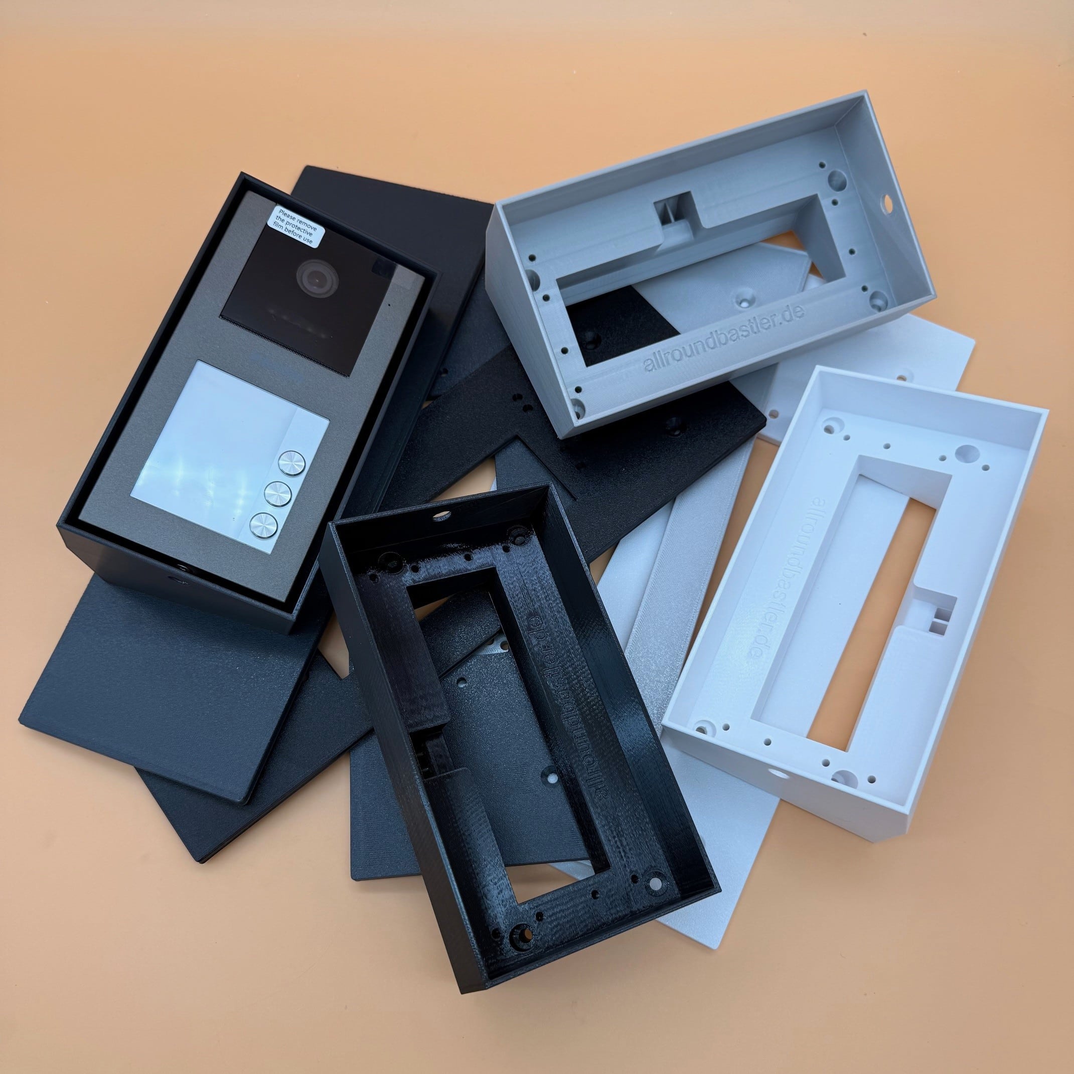 Balter EVO AP Adapterplatte gewinkelt für Siedle Gehäuse GU 611-3/1-0