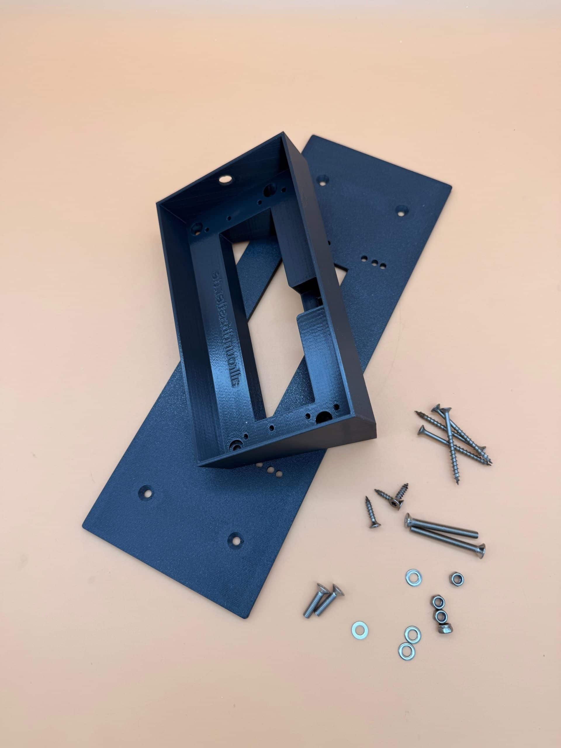 Balter EVO AP Adapterplatte gewinkelt für Siedle Gehäuse GU 611-3/1-0 – Bild 4