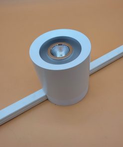 Aufbaugehäuse 18mm für Loxone Ceiling Spot für Aufputzinstallation (Kabelkanal) - gerade
