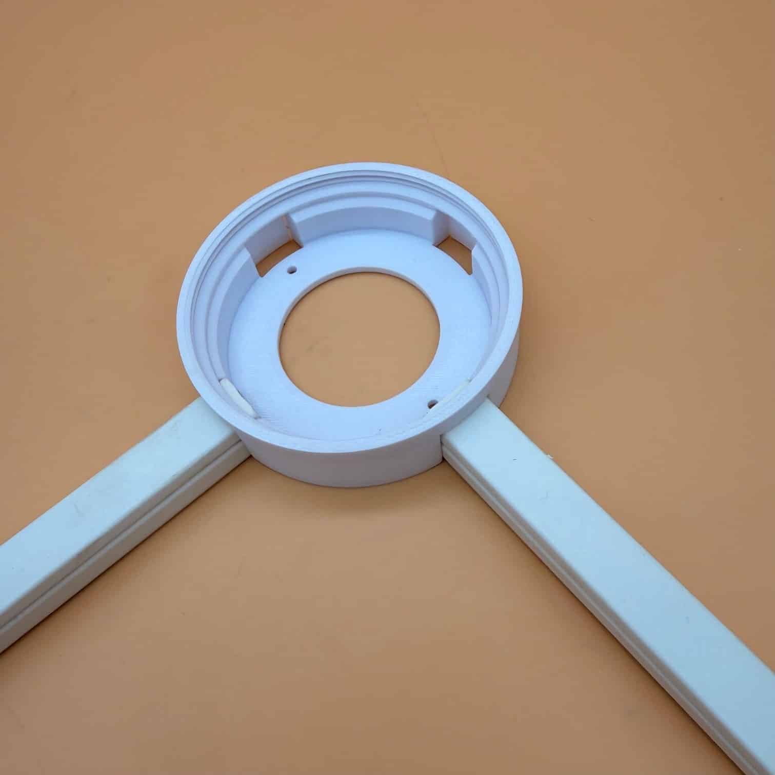 Aufbauadapter Loxone-Einbauspots Höhe: 68mm (Einbau Umbau zu Aufbau, auch für Dachschrägen) – Bild 14