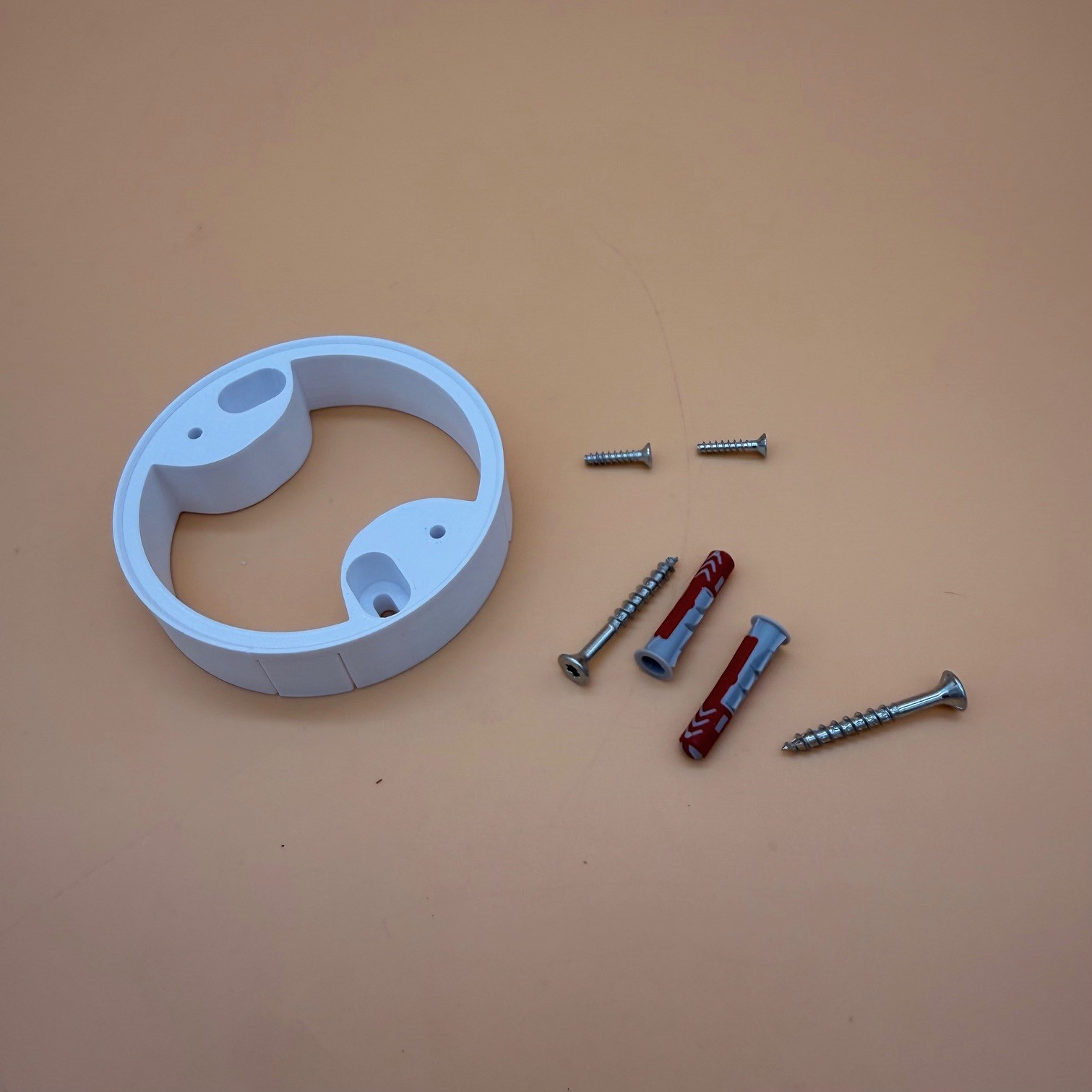 Aufbaugehäuse 18mm für Loxone Ceiling Spot für Aufputzinstallation (Kabelkanal) - gerade – Bild 3