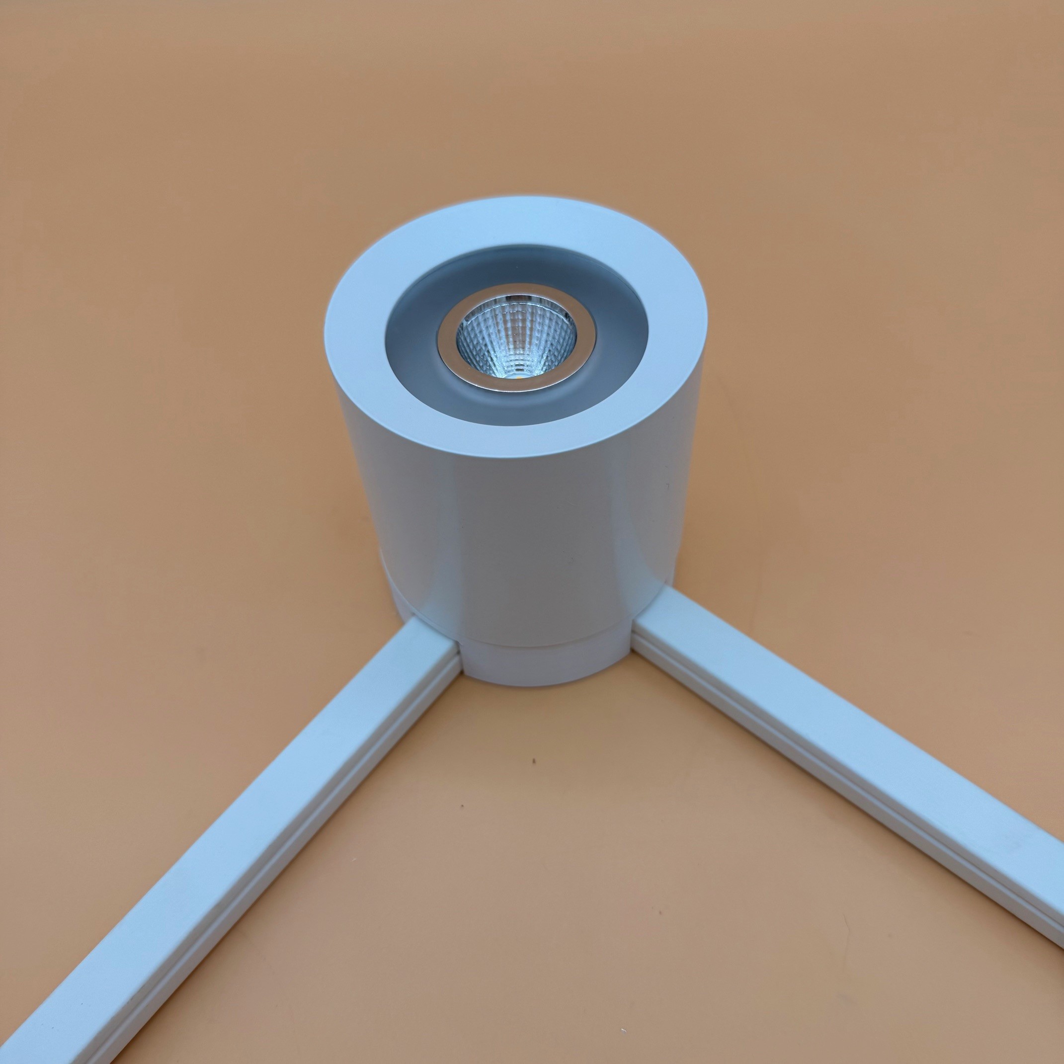 Aufbaugehäuse 18mm für Loxone Ceiling Spot für Aufputzinstallation (Kabelkanal) - 90 Grad