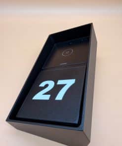 Alternative view of Aluminium Loxone Intercom/NFC Adapter schräg doppelt 25 Grad für Direktmontage auf der Wand mit erhöhtem Wetterschutz oben