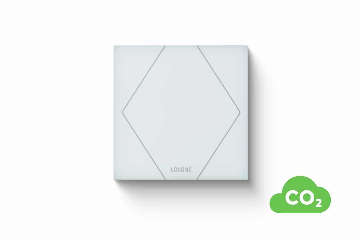 Sonderposten: Loxone Touch Pure CO2 Classic Tree weiss (falscher und beschädigter Karton)