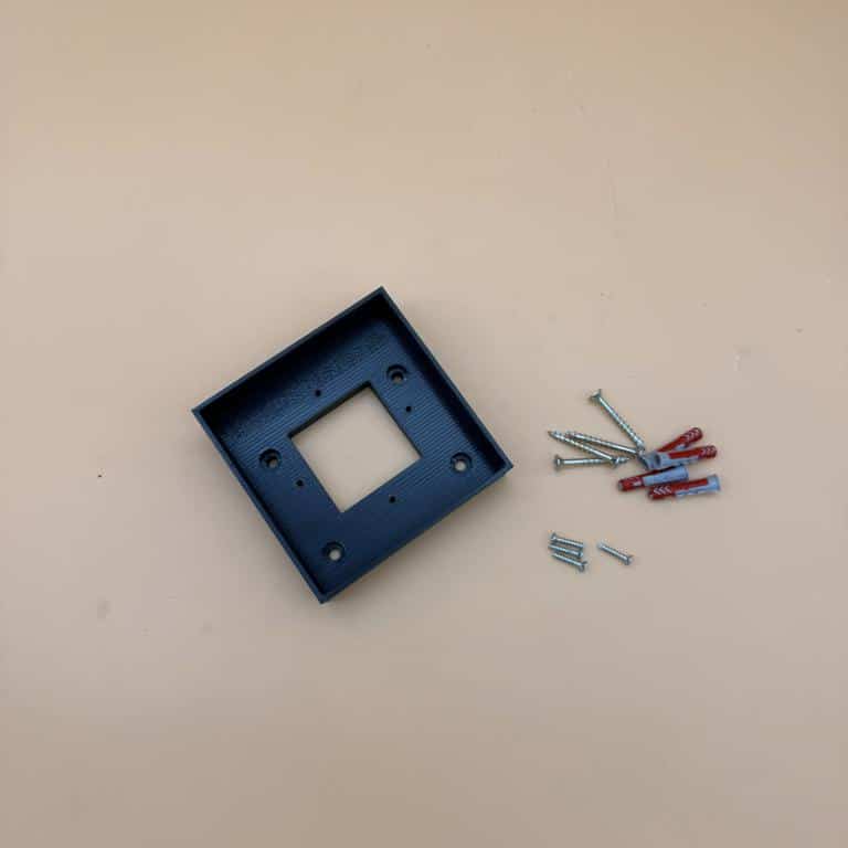 Schrägadapter für Loxone Intercom bei zu hoch vorhandener Anschlussleitung – Bild 2