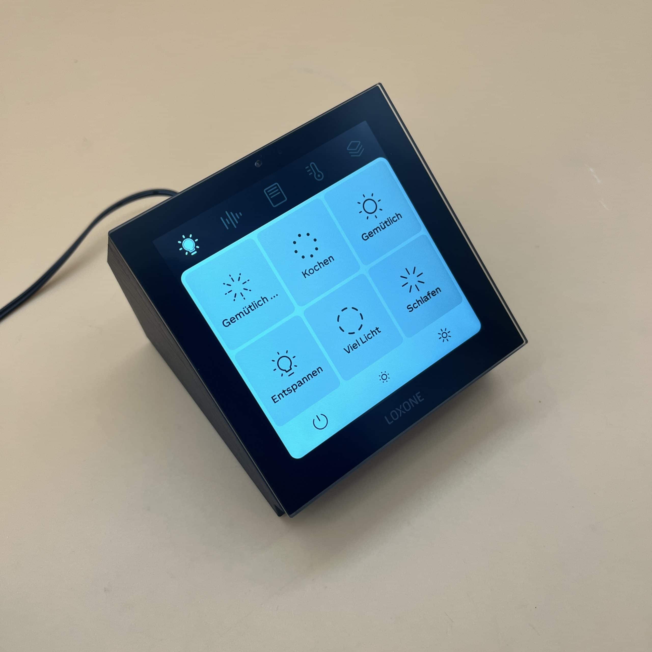 Tischgehäuse für Loxone Pure Display Air (mit Steckernetzteil)