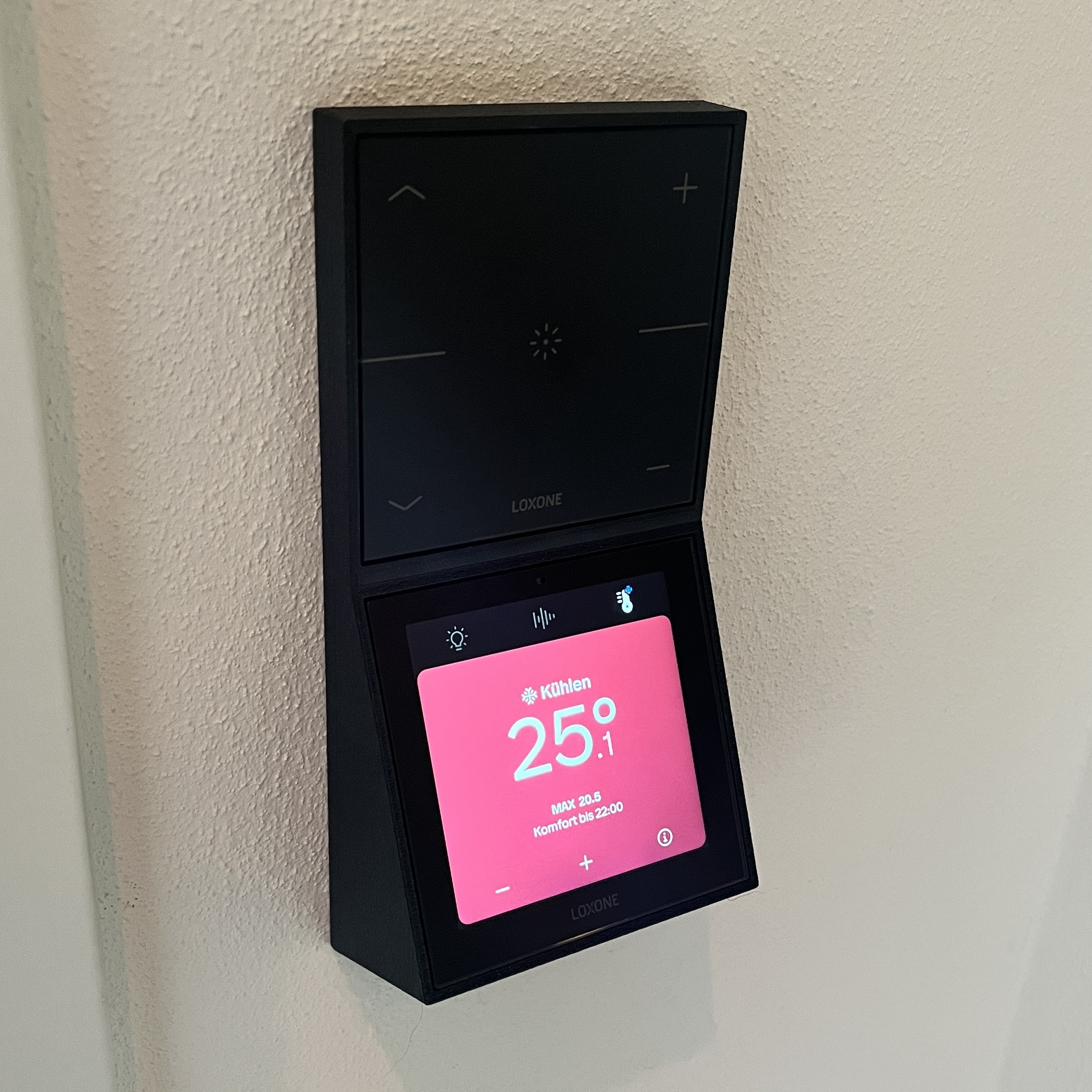 Winkeladapter unten zur Kombination Touch Pure und Touch Pure Display