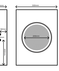 Einbaugehäuse für 7" Install Speaker – Bild 4