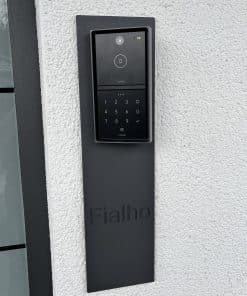 Aluminium Blende mit Schrägadapter 25 Grad für Intercom / NFC / Flex