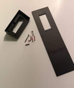 Aluminium Blende mit Schrägadapter 25 Grad für Intercom / NFC / Flex – Bild 8