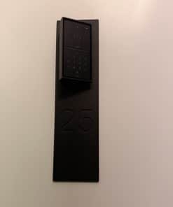 Aluminium Blende mit Schrägadapter 25 Grad für Intercom / NFC / Flex – Bild 6