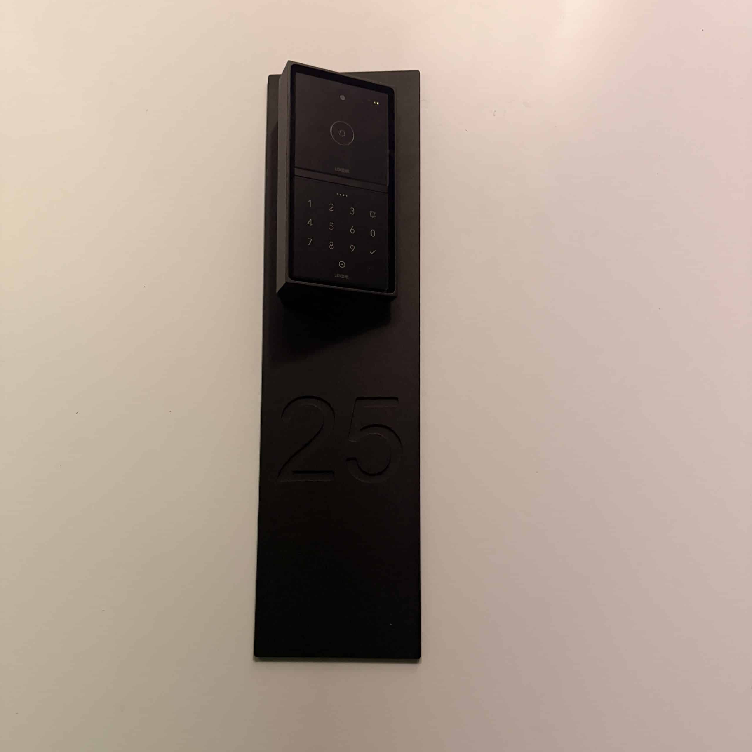 Aluminium Blende mit Schrägadapter 25 Grad für Intercom / NFC / Flex – Bild 6