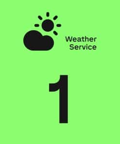 Loxone Wetter Service 1 Jahr – Art.-Nr. 100025