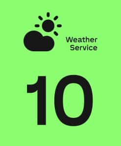 Loxone Wetter Service 10 Jahre – Art.-Nr. 100201