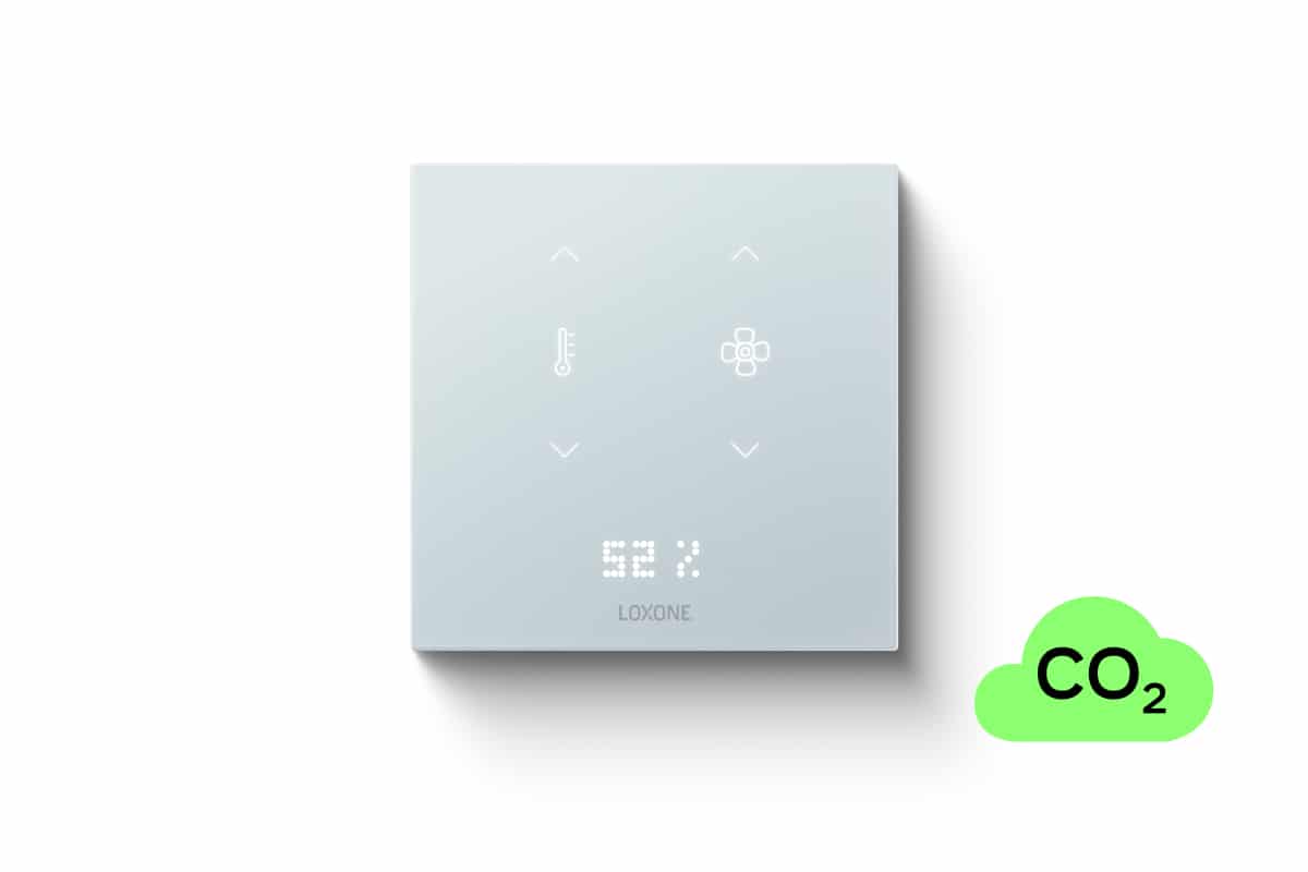 Loxone Touch Pure Flex CO2 Tree Signalweiß (RAL 9003)