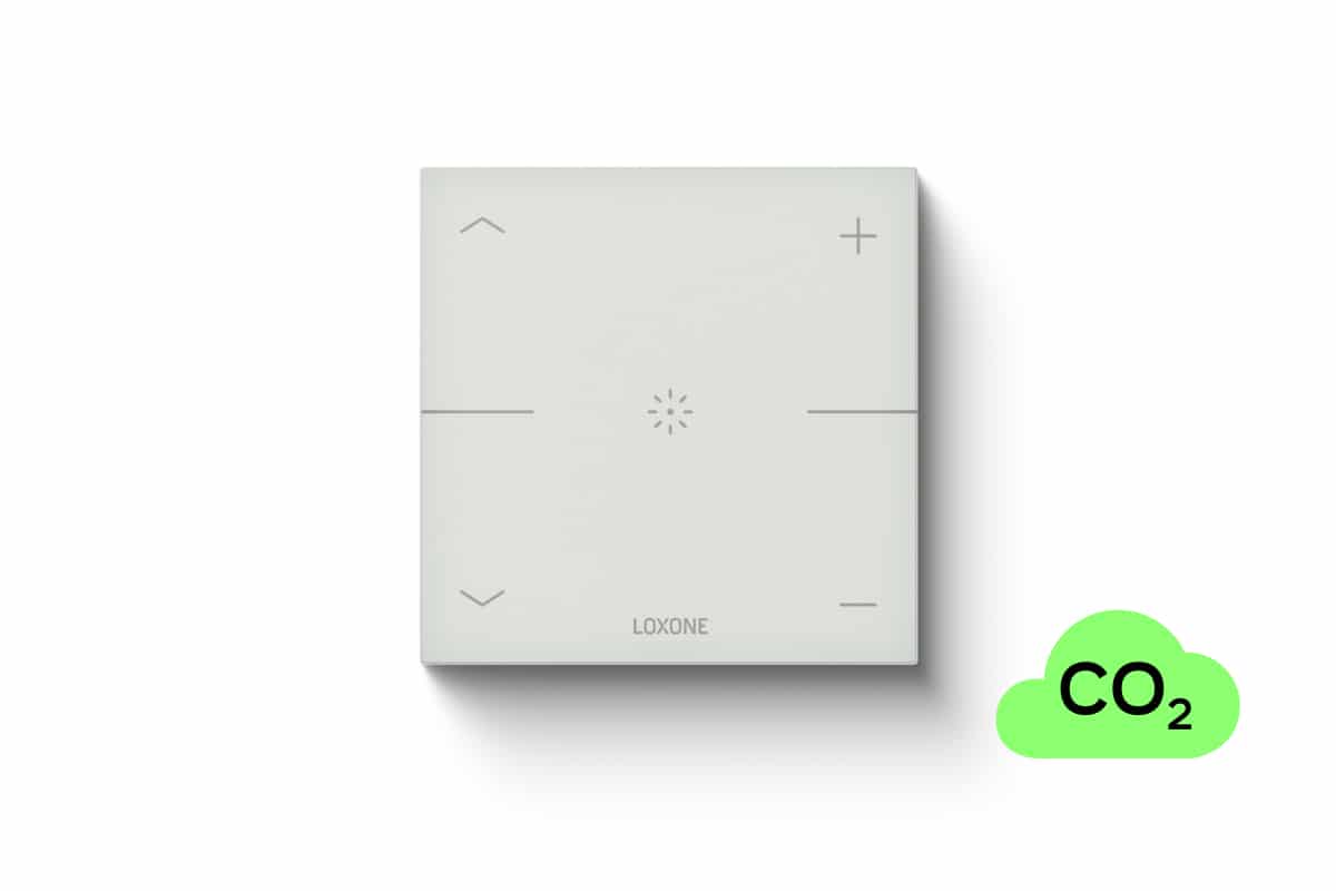Loxone Touch Pure CO2 Tree – samtweiss – Art.-Nr. 100795