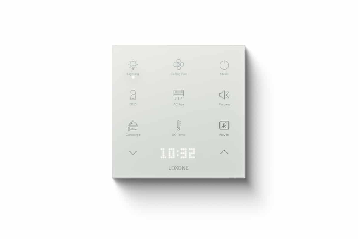 Loxone Touch Pure Flex Battery Air Samtweiß (RAL 9002)