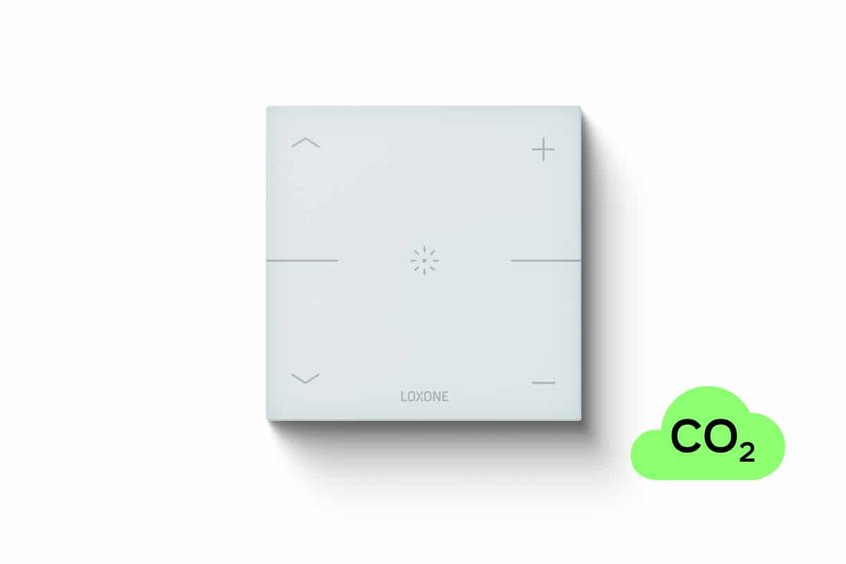Loxone Touch Pure CO2 Tree Signalweiß (RAL 9003)
