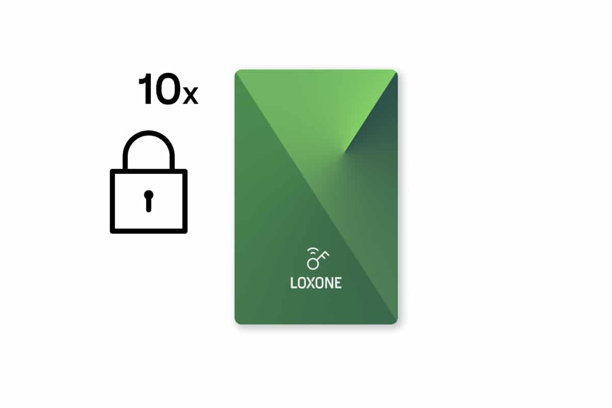 Verschlüsselte NFC Smart Cards 10 Stück – Loxone-Style – Art.-Nr. 200446