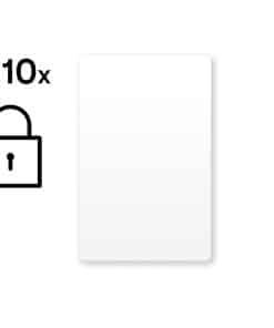 Verschlüsselte NFC Smart Cards 10 Stück – weiss – Art.-Nr. 200447