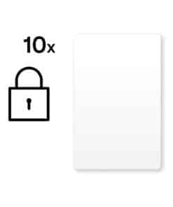 Verschlüsselte NFC Smart Cards Weiß (10 Stück)