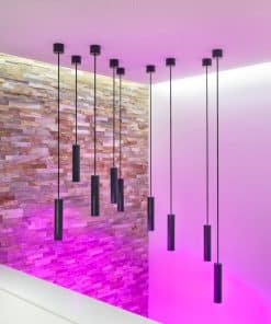 Loxone LED Pendulum Slim RGBW Tree Anthrazit – Bild 3