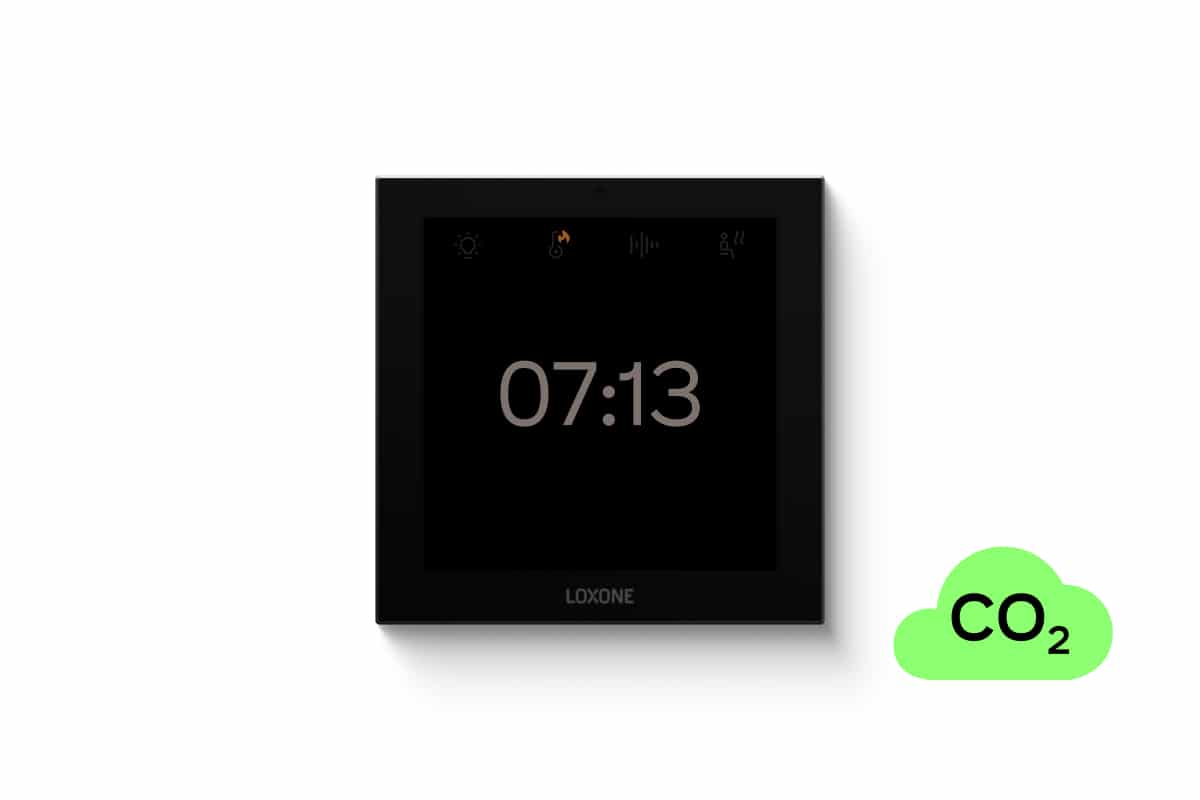 Loxone Touch Pure Display Air CO2 – Art.-Nr. 100890 – Bild 2