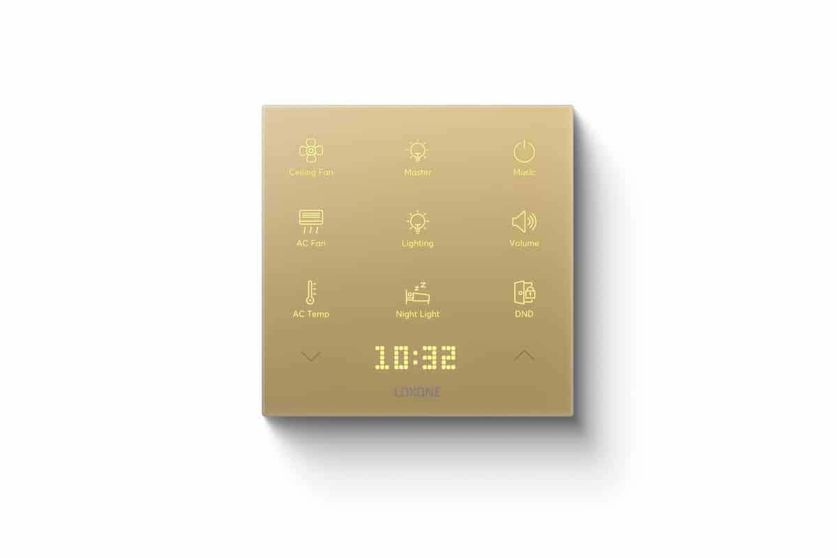 Loxone Touch Pure Flex Battery Air Gold