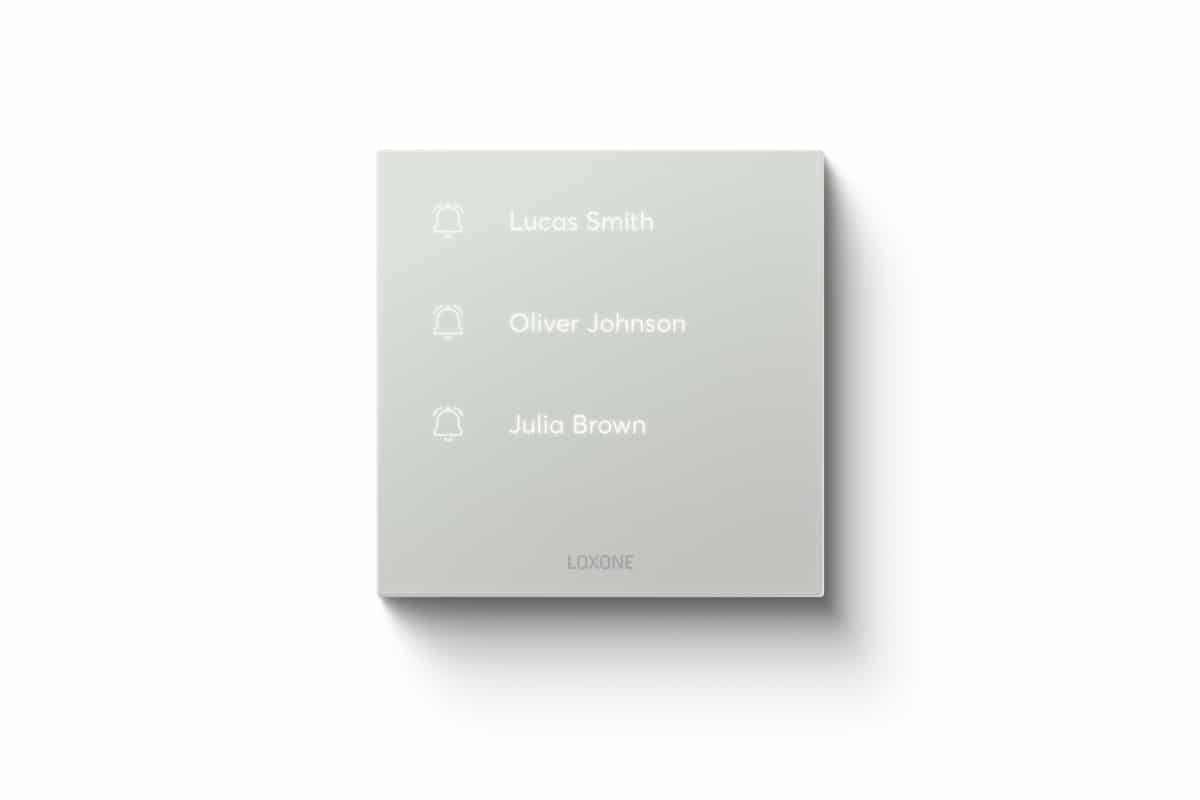 Loxone Touch Pure Flex 24V Air Samtweiß (RAL 9002) – Bild 3